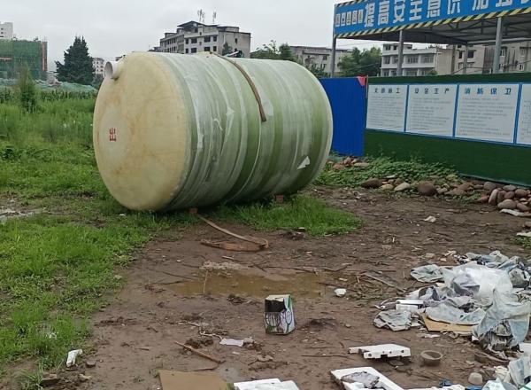 淄博遂宁船山区10立方玻璃钢化粪池项目